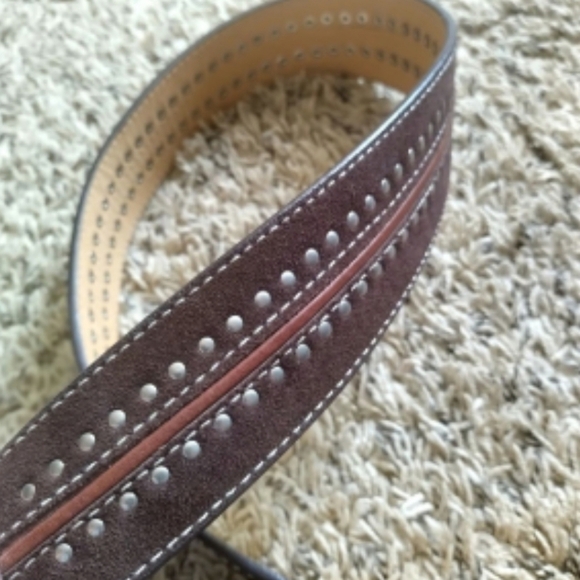 MICHAEL Michael Kors B Low The Belt Double Latch Belt Brown Medium 36 main image 8